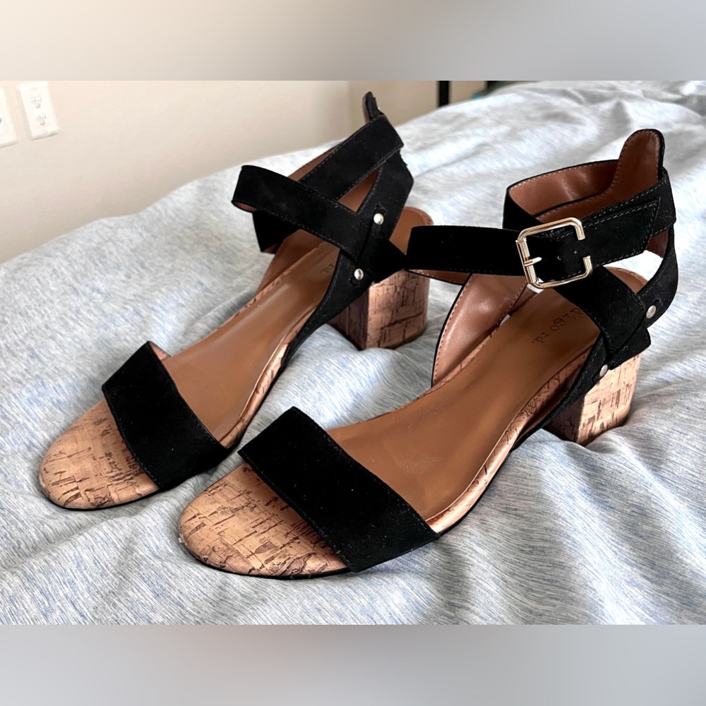 Women’s Black High Heeled Sandals